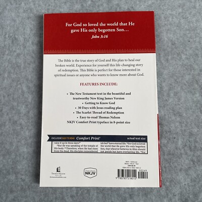 New King James Version Holy Bible New Testament, NKJV New King James Version Holy Bible New Testament, NKJV