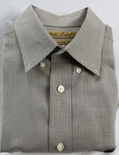 Roundtree York Gold Label Men's Long Sleeve Dress Shirt Medium EUC