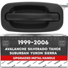 Exterior Rear Driver Door Handle, Upgraded Metal - Compatible with 1999-2006 ...