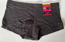 MAIDENFORM DREAM BOYSHORT PANTIES DM0002 BLACK WOMEN M/6 NEW