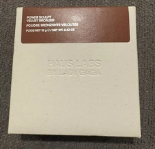 Haus Labs by Lady Gaga Powder Sculpt Velvet Bronzer Deep Level 10 0.42 oz