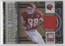 2009 Donruss Elite Prime Targets Jerseys 7/299 Tony Gonzalez #15 HOF 0zv5