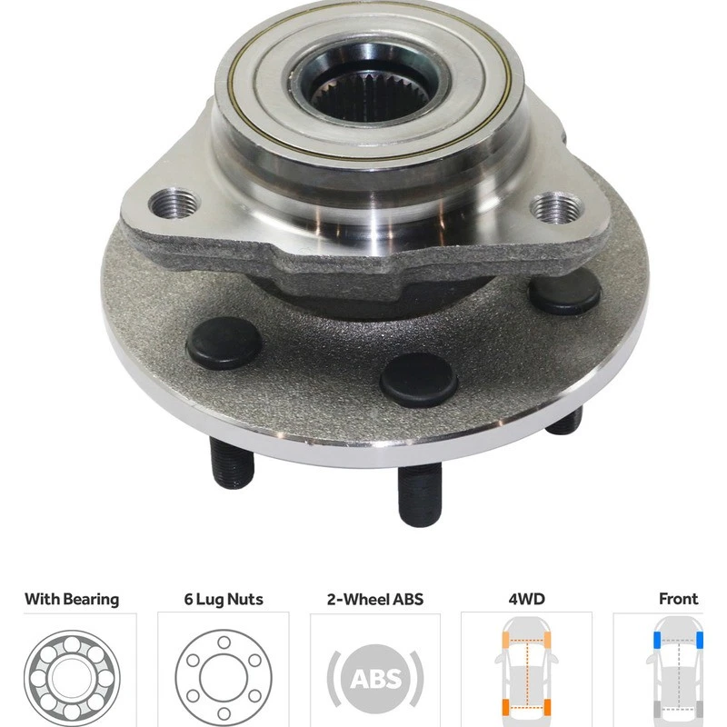 Buje de rueda para Dodge Dakota Durango 1997-2004 Foto 2 de 4