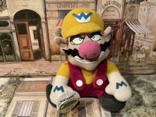 VINTAGE 1997 BD A NINTENDO MARIO 64  WARIO   BEANIE PLUSH DOLL W/HANG TAG READ 