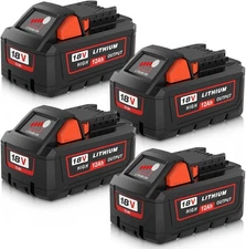 1-4Pack 12.0Ah For Milwaukee For M18 18V Extended High Output Lithium Battery