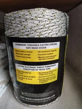 Zareba Elite Electric Polybraid Fence for Horses - 1000 ft EL1000C4-Z