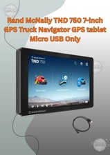 Rand McNally TND 750 7-inch GPS Truck Navigator GPS tablet/micro usb only