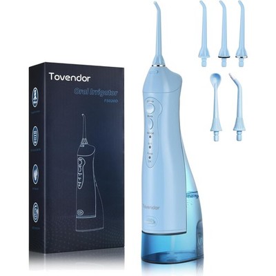Advanced Travel Water Flosser - Gentle Teeth Cleaning with 360° Rotating Nozzles