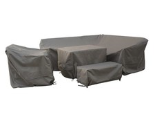 Bramblecrest Tetbury L-Shape Sofa with Table, Sofa Chair and Bench Set Covers