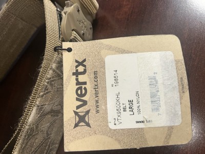 Vertx Kryptek Raptor Belt Tactical Belt VTX9500KHL Size Large W