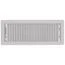 HART & COOLEY 010693 4X12 Steel Floor Diffuser Heavy Duty White