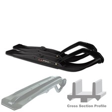 C&A PRO RZ Razor Snowmobile Skis BLACK Arctic...