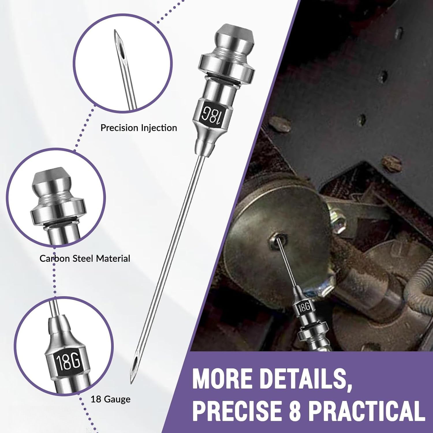 Grease Gun Accessory Kit Dispenser Nozzle Coupler Adapter Hose Fitting Cleaner