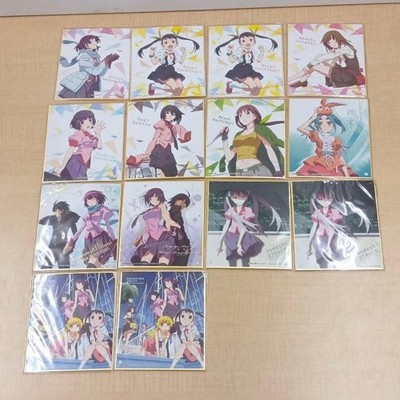 Bakemonogatari Art Cards Set 14 Pieces Collectible Character Goods Japan Anime