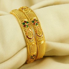 Wedding Party Girls Women Bangle Bracelets Ethnic Bridal Fashion Jewelry Gift