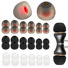 36Pcs Replacement Earbud Tips,Silicone Earbud Covers,Ear Rubber Tips Suitable fo