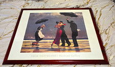 Two beautiful Jack Vettriano prints, presented in matching wooden frames