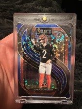2024 Panini Select Premier Level Evan McPherson #156 Blue Disco Prizm /25