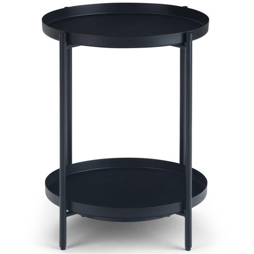 Trent Home Industrial 17" Metall Metall Beistelltisch in Schwarz - Bild 3 von 9