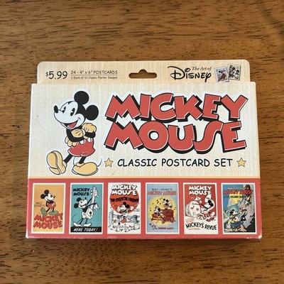 RARE - Mickey Mouse Classic Postcard Set - USPS Art of Disney 2005 - BRAND NEW