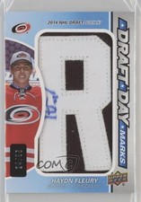 2017-18 SP Game Used Draft Day Marks Rookies Updates 24/35 Haydn Fleury Auto 0zu