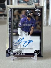 2025 Topps Chrome - Rookie Auto Greg Jones #RA-GJ (AU, RC) Colorado Rockies