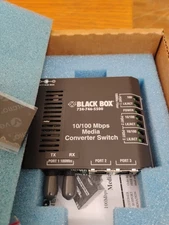 Black Box 10/100 Mbps Media Converter Switch