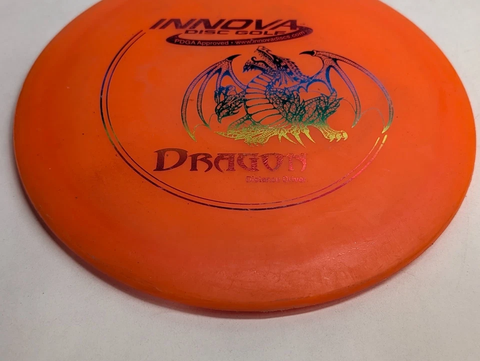Innova DX Dragon Disc Golf Distance Driver PFN 150g Orange Lightweight - Image 2 of 4