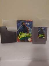 Nintendo, GODZILLA 1989 videogame for Nintendo with box & cartridge. 70%...