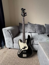 left handed fender aerodyne j bass guitar