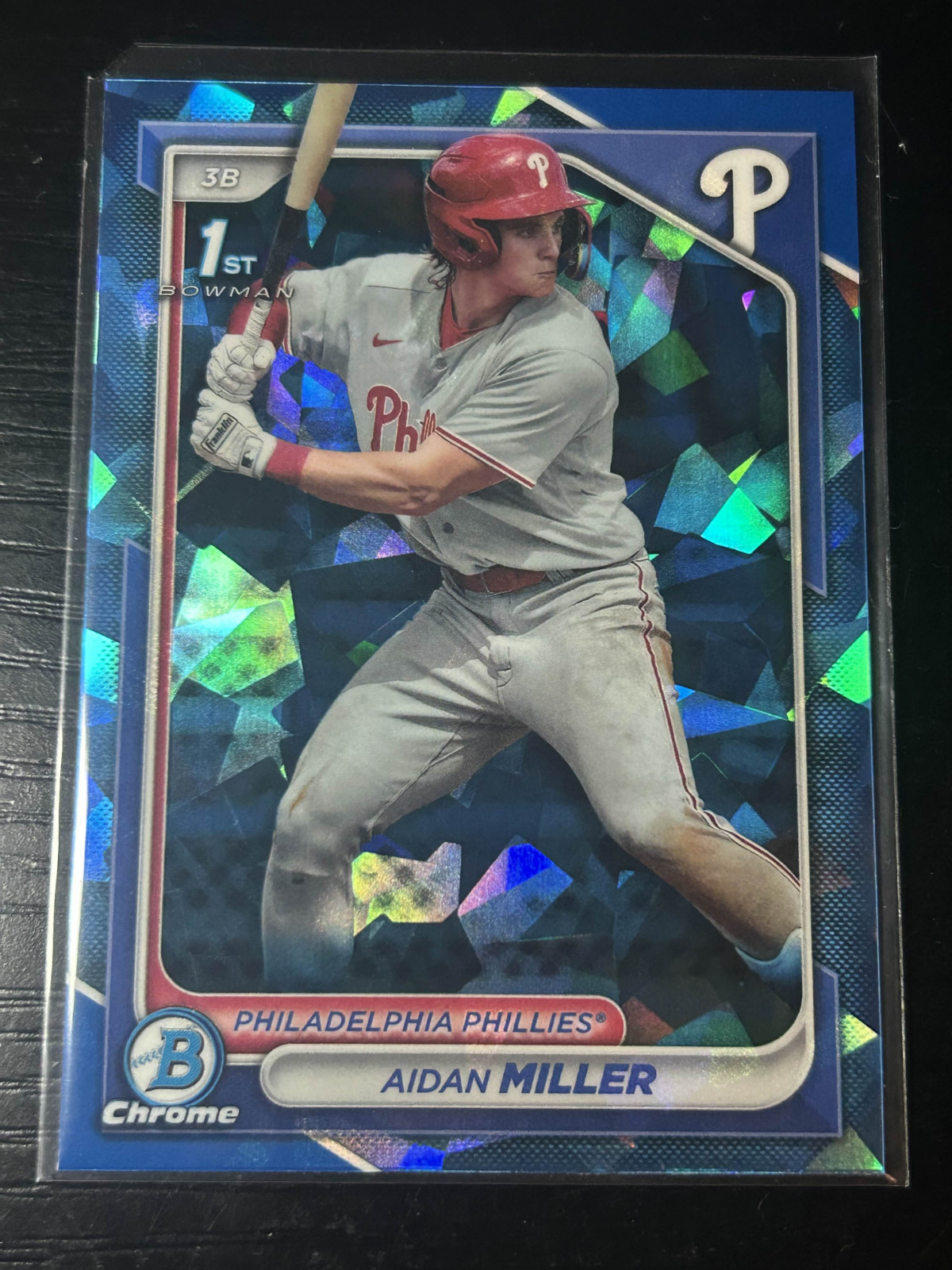 Aidan Miller 2024 Bowman #BCP-27 Sapphire Refractor SSP 1st Rookie RC