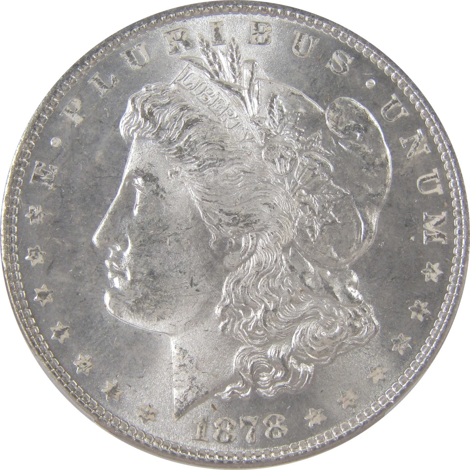 1878 7/8TF Weak Morgan Dollar MS 63 PCGS Silver $1 Coin SKU:I17759 - Image 3 of 4