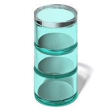 3-Tier Stackable Acrylic Holder- Stylish Desk Organizer and Storage for Offic...