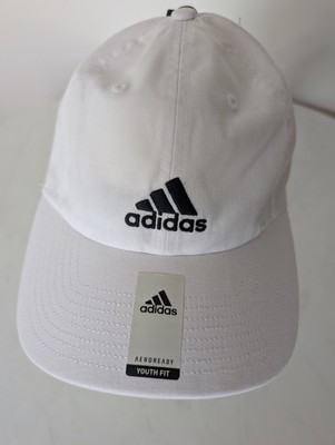 Adidas Aeroready Black Baseball Cap Ultimate Hat Youth Fit Adjustable New
