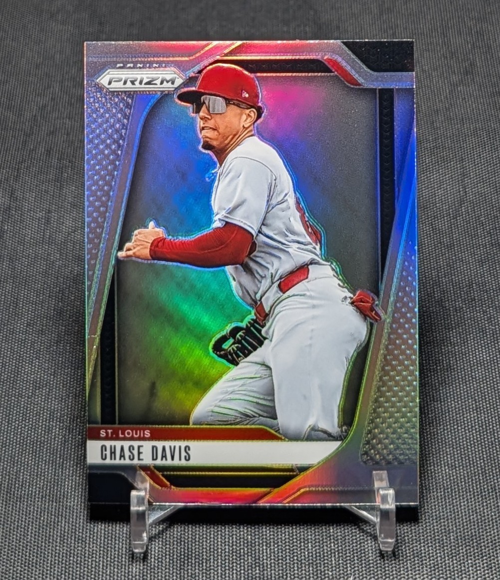 Chase Davis Silver Holo Prospect Rookie 2025 Prizm Baseball Card #237 Cardinals