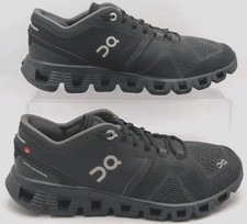 On Cloud X Black Gray Women's Running Shoes Size 6 EXCELLENT