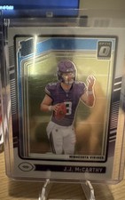 2024 Panini Donruss Optic - Rated Rookie J.J. McCarthy #235 Holo Prizm (RC)