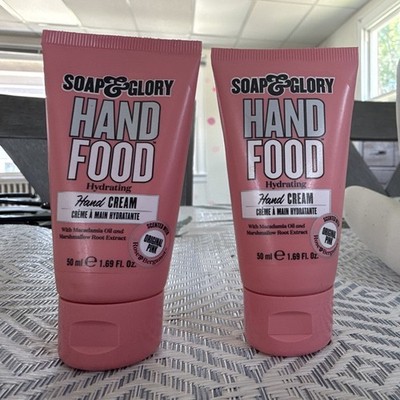 Soap & Glory Hand Food Hydrating Hand Cream Original Pink 50ml Lot of 2