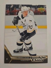 2005-06 Upper Deck Sidney Crosby Rookie Class #1 Pittsburgh Penguins NHL Card. rookie card picture