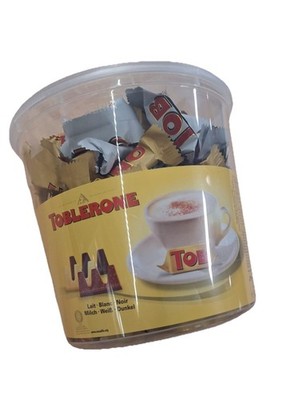 Toblerone Milk Dark White Miniatures Mix Box einzeln verpackt 904g MHD 17.12.25