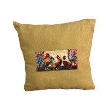 rustic farmhouse rooster pillow 18x18 handmade new