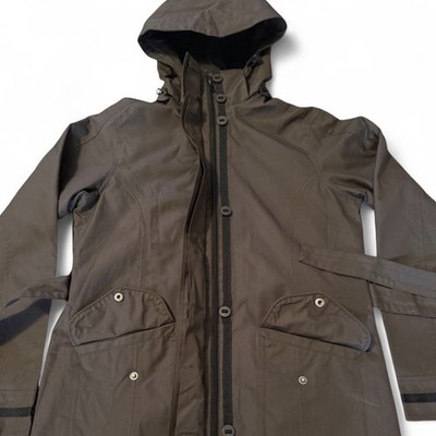Port Authority Brown Wind/Rain Weather Trench Coat belted Women s Small 