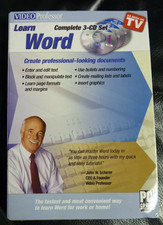 Video Professor Learn Word 3 CD Set Word 2000, 2002, 2003