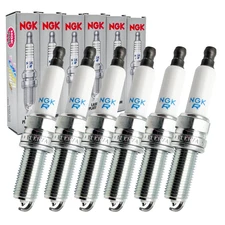 6x NGK 4288 Spark Plug PLKR7A For Mercedes W203 W211 V221 W221 C E GLK ML 350