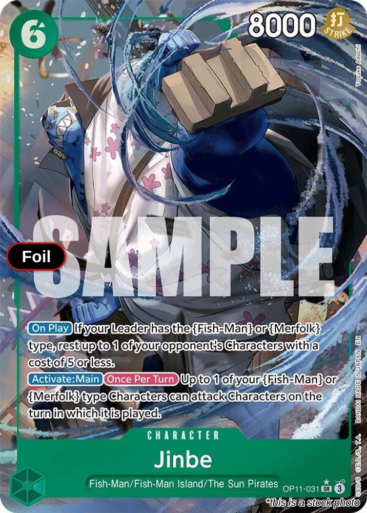 Jinbe (Alternate Art) Foil [OP11 - OP11-031] NM