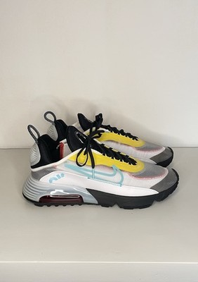 Nike Air Max 2090 White Speed Yellow Bleached Aqua, Herren, Größe 45