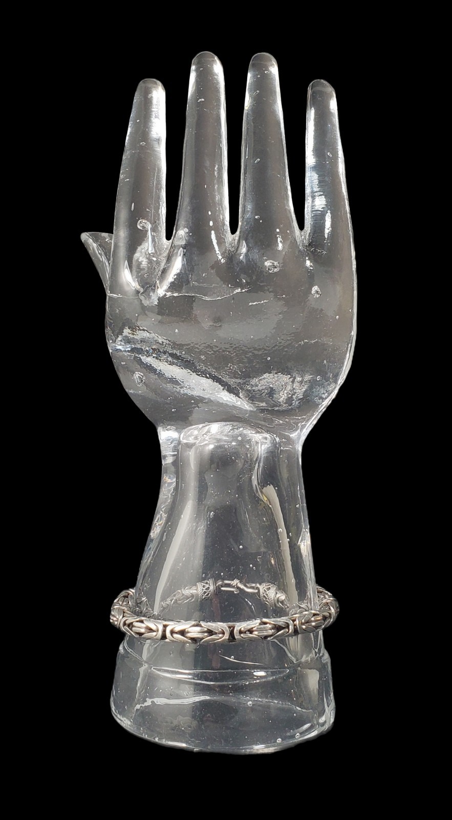 Solid Sterling Silver Round 5mm Byzantine Bali Ch… - image 5