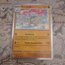MAROWAK 105/165 SCARLATTO E VIOLETTO RARA HOLO CARTA POKEMON NM