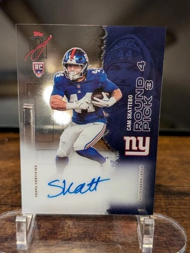 2025 Topps Signature Cam Skattebo Rookie Class Autographs (RAW)