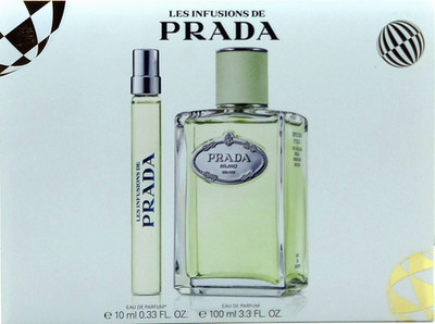 PRADA INFUSION D'IRIS 2 PCS GIFT SET WOMEN EDP 3.3 Oz, EDP PEN SPRAY 0.33 Oz NEW